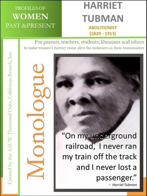 cover image of Profiles of Women Past & Present--Harriet Tubman, Abolitionist (1820--1913)